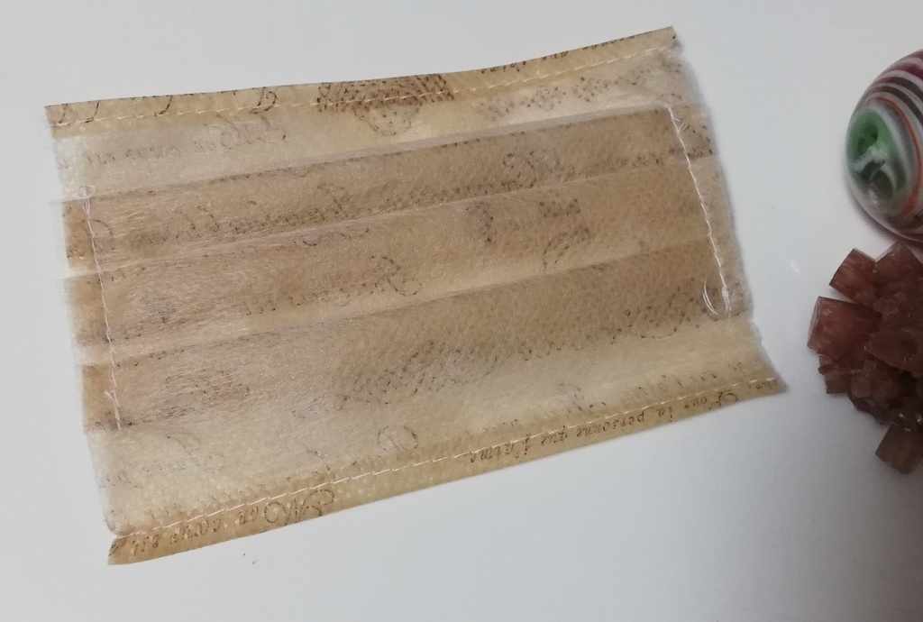 不織布インナーマスクフィルター フランス語 二重構造ジャバラ式