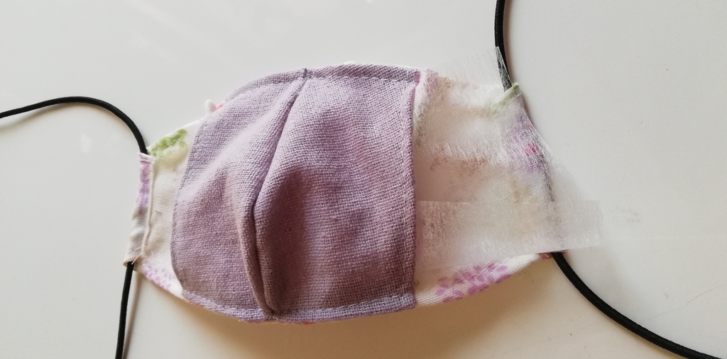 子供用 ダブルガーゼマスク フィルターも入れられます