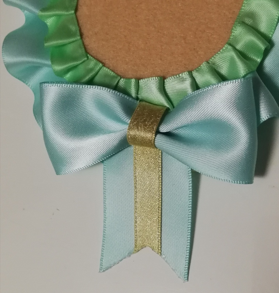 カラーオーダー ロゼット フリルとリボン3タイプ