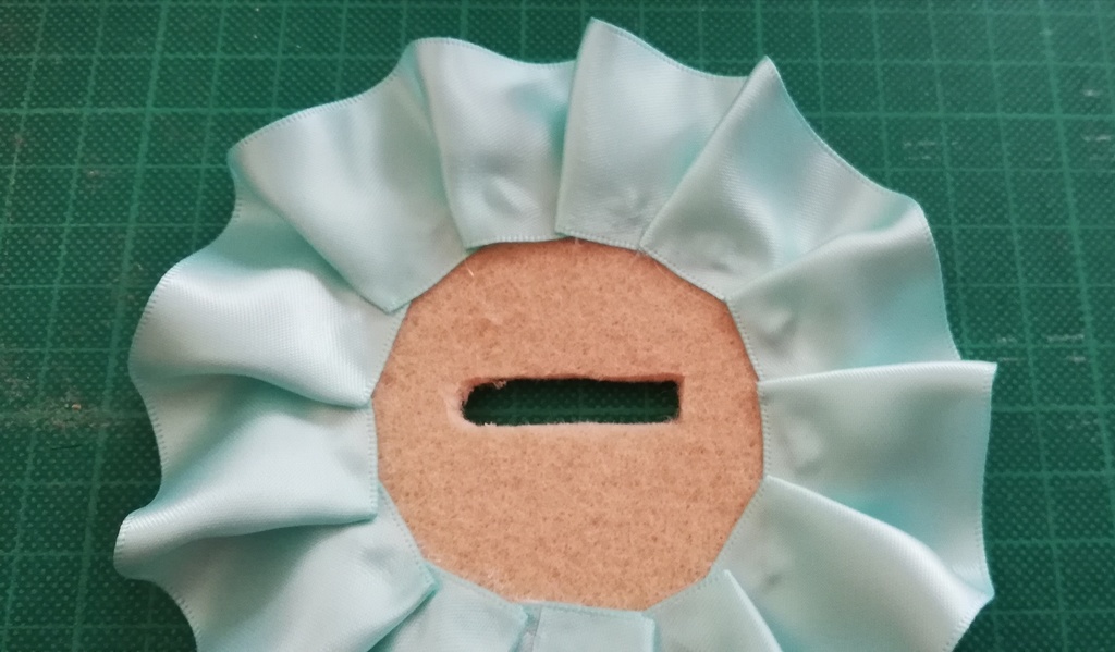 カラーオーダー ロゼット フリルとリボン3タイプ