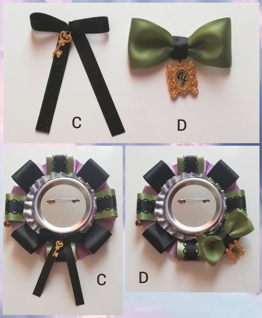 カラーオーダー ロゼット 十字