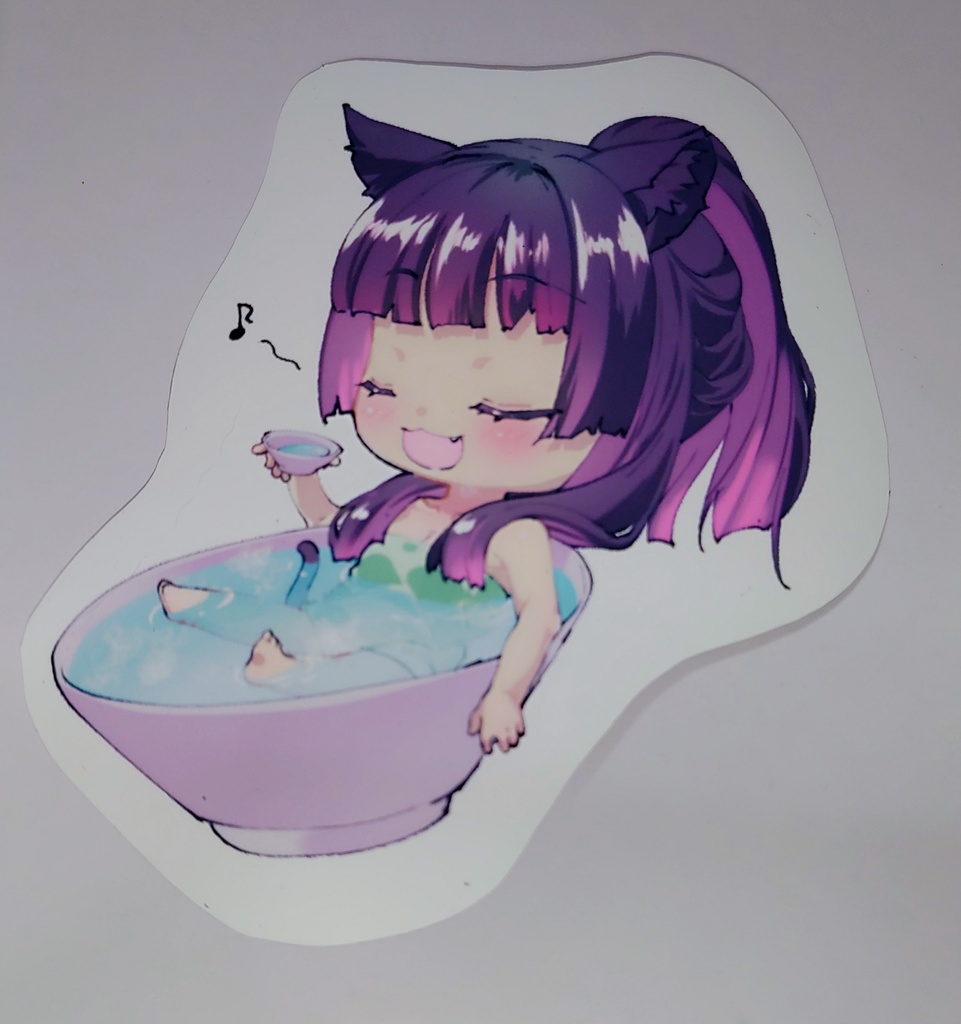 【マグネットシート】ちびpPe《お猪口風呂》