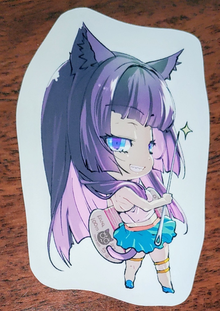 【シール】ちびpPe《黒い裁縫》