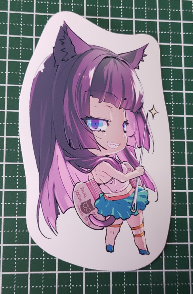 【マグネットシート】ちびpPe《黒い裁縫》