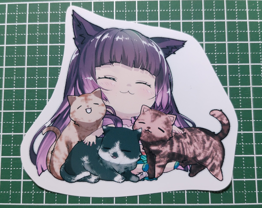 【シール】ちびpPe《猫まみれ》