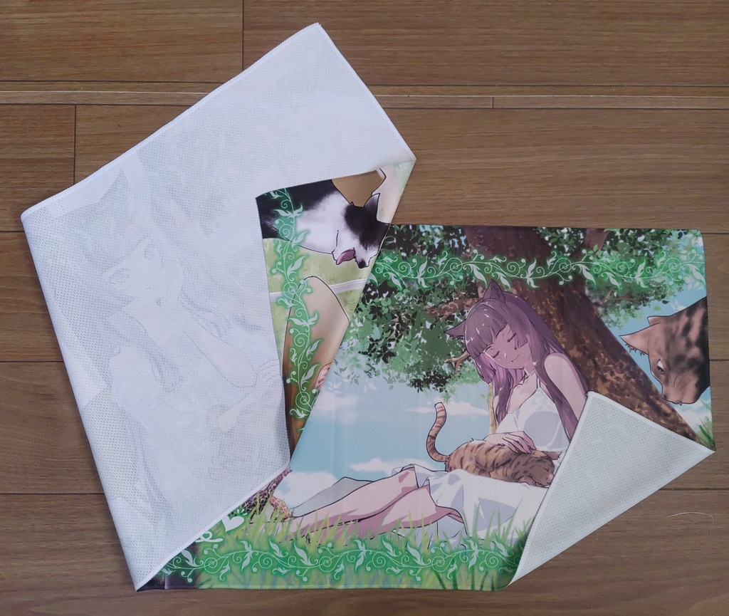 冷感フェイスタオル