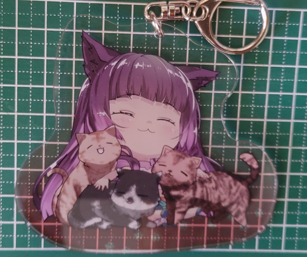 アクリルキーホルダー【猫まみれ】