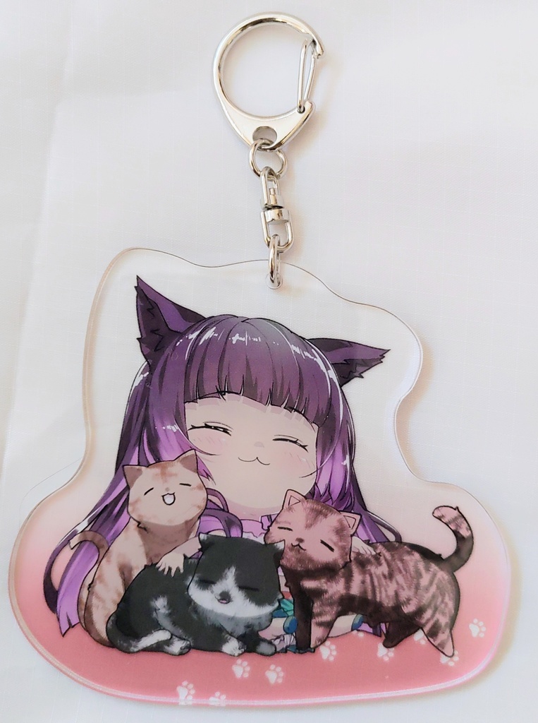 アクリルキーホルダー【猫まみれ】