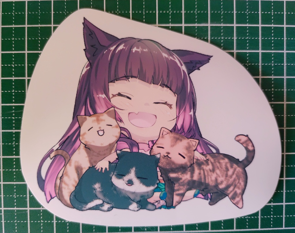 【マグネットシート】ちびpPe《猫天国》