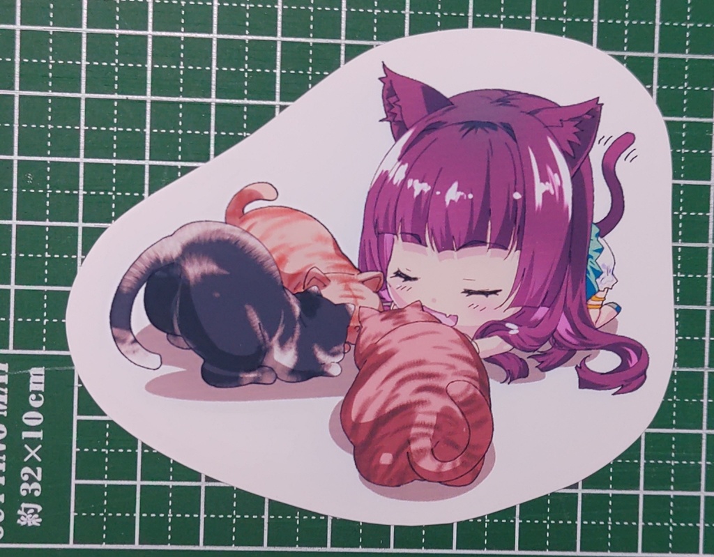 【マグネットシート】ちびpPe《猫の集会》