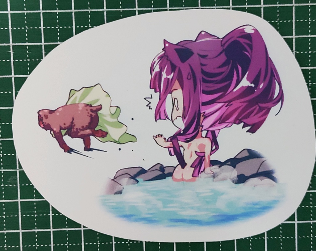 【マグネットシート】ちびpPe《タオルどろぼー！》