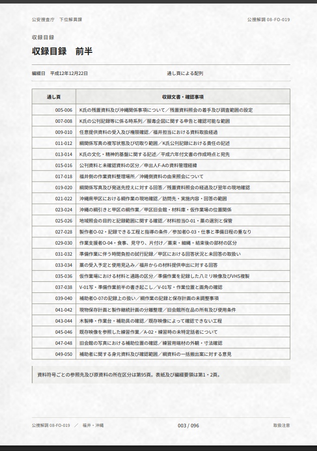 若泉 K氏について