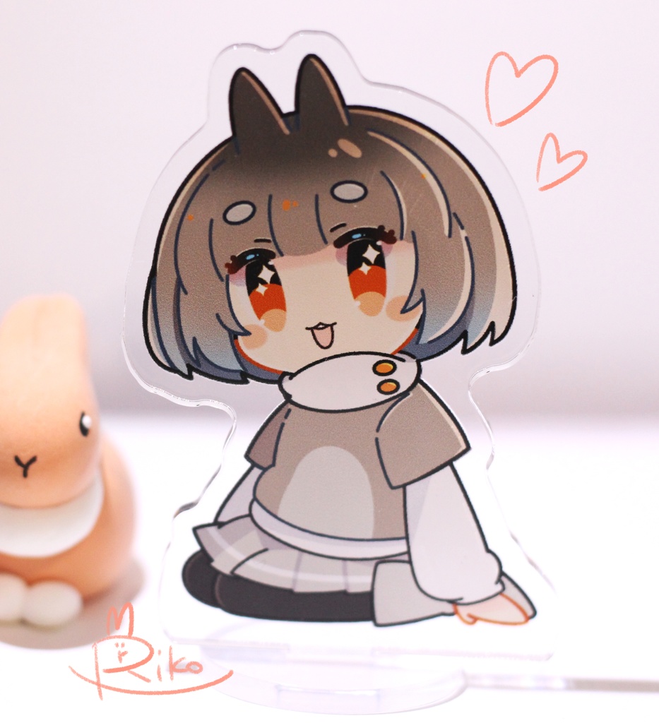 ななうさりこ なで待ちアクリルスタンド