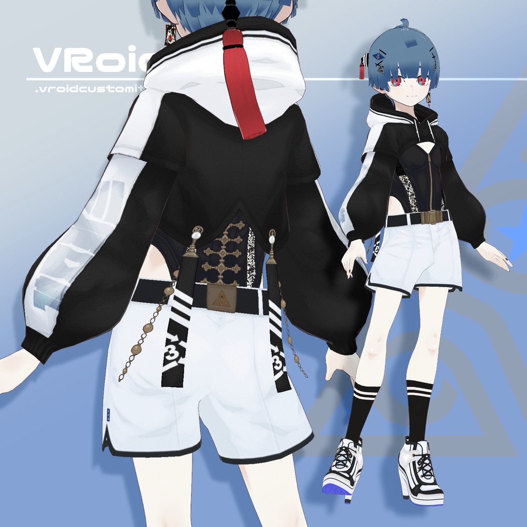 ã#VRoidãðstreetwear mixã»ããð#åçŒäº