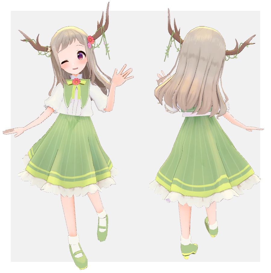 オリジナル3Dモデル『コレット』