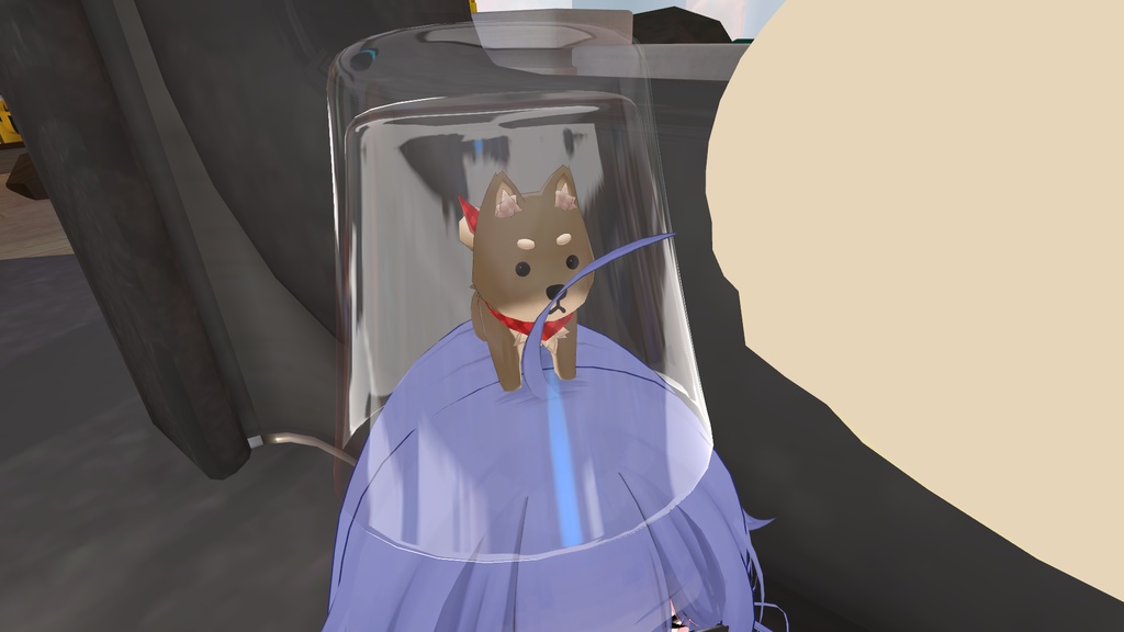 誰かがうちに置いていったグラスコップ