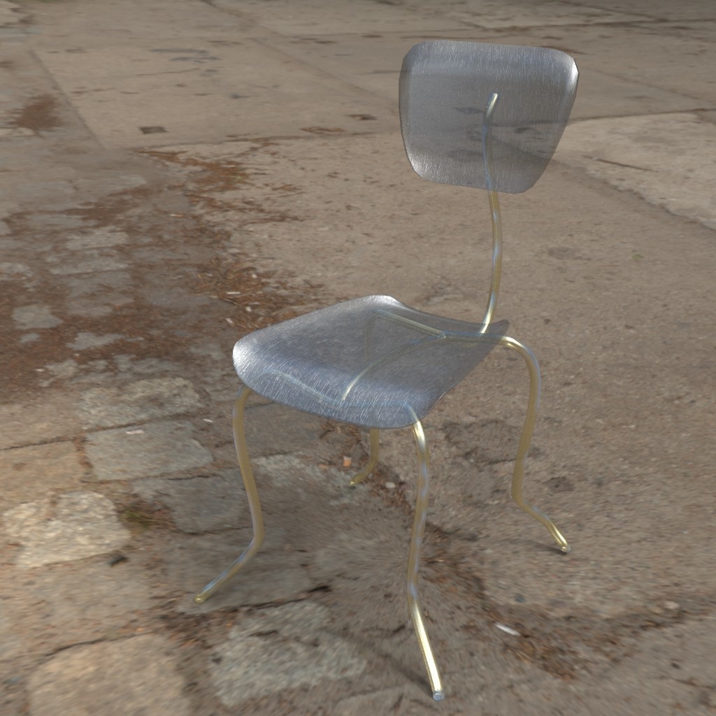 透きとおるイス