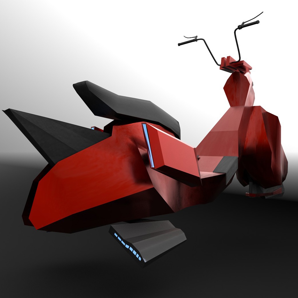 バイク・ザ・フローティング (テクスチャ3種付き)