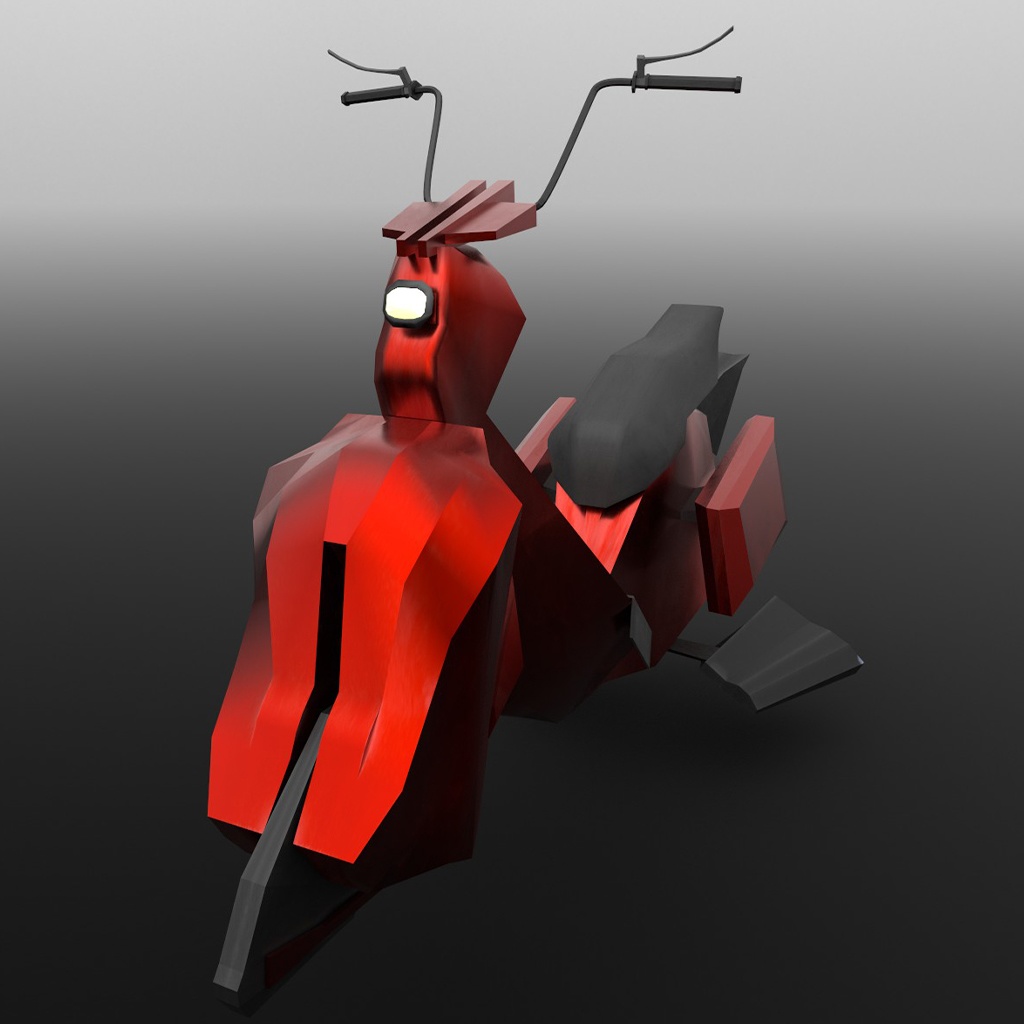 バイク・ザ・フローティング (テクスチャ3種付き)