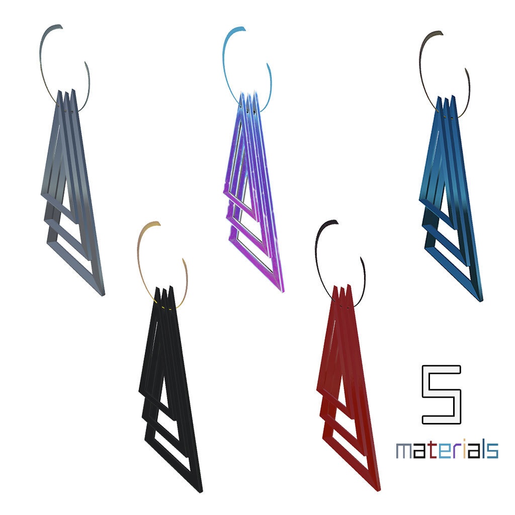 トライアングル イアリング - Triangle Earring -