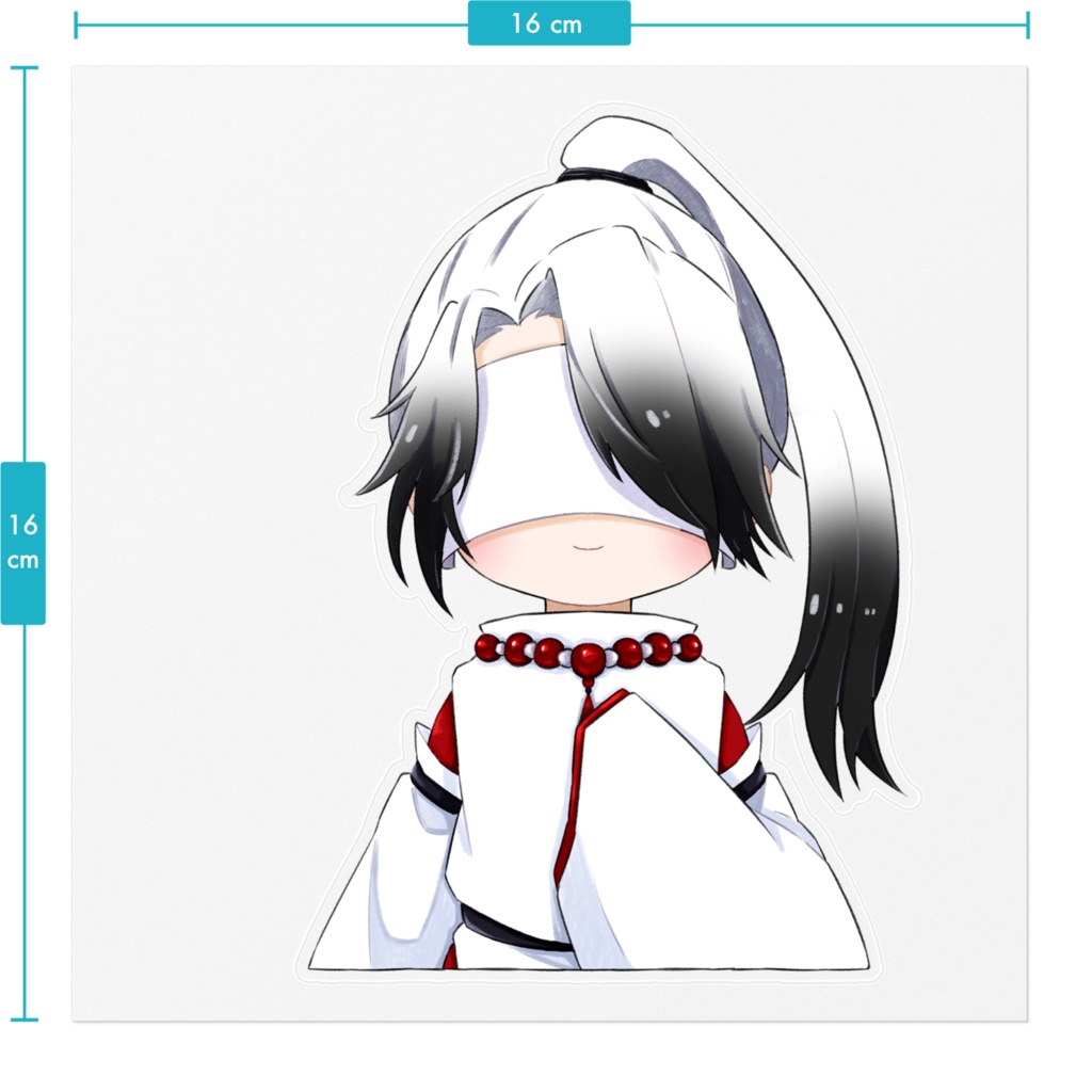 稲荷_びゃっこ ステッカー