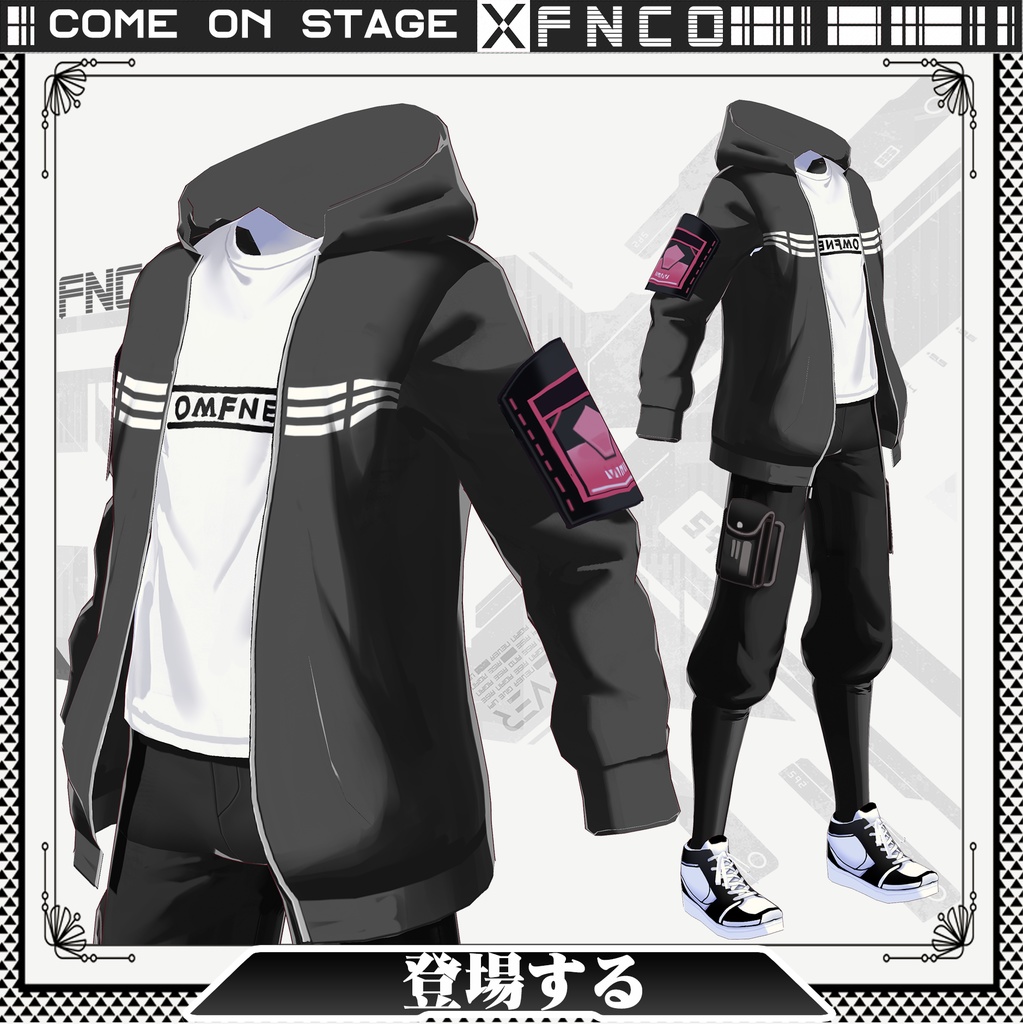 Vroid - 登場する/常服/come on stage