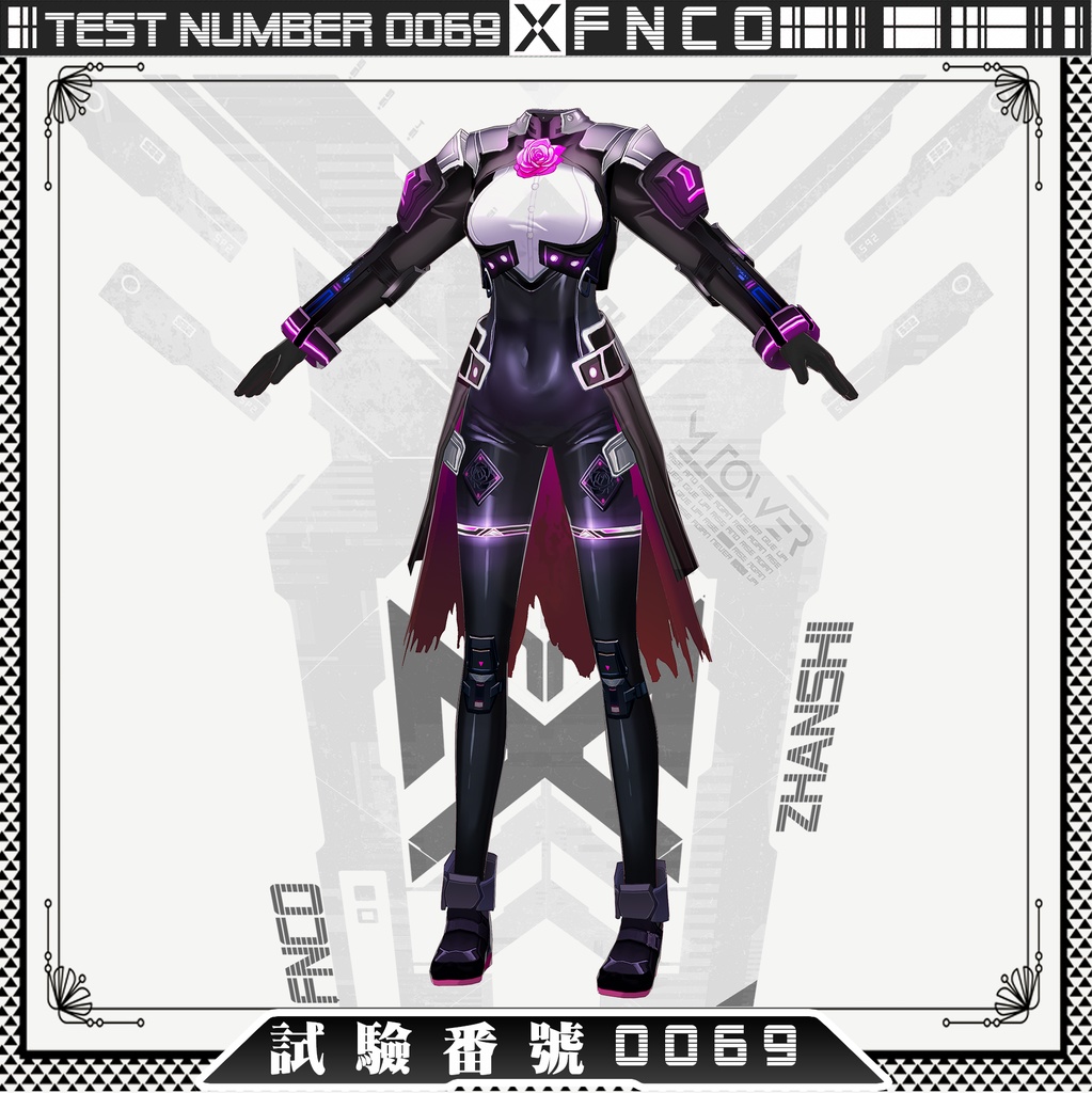 Vroid - 試驗編號0069/職業服/Test number 0069