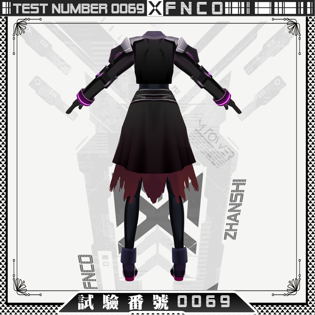 Vroid - 試驗編號0069/職業服/Test number 0069