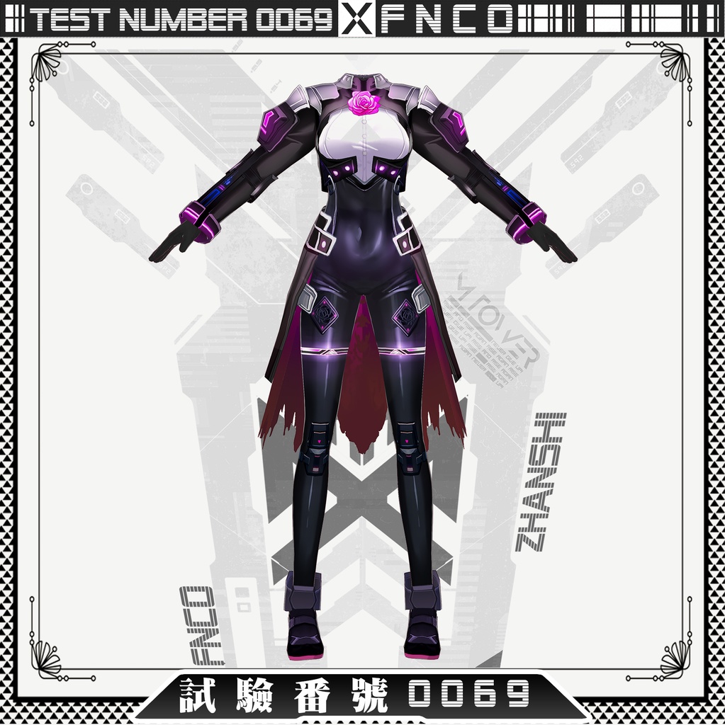 Vroid - 試驗編號0069/職業服/Test number 0069