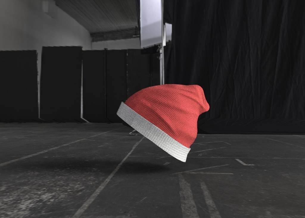 【vrchat&vroid】 アクセサリー/ニット帽/7色