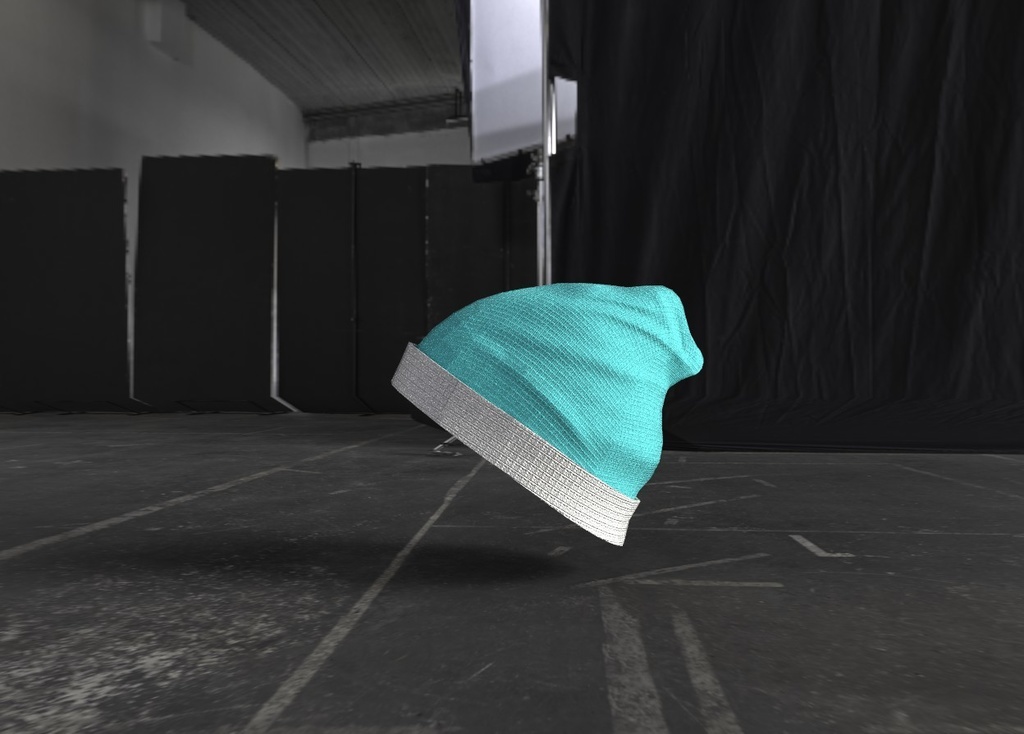 【vrchat&vroid】 アクセサリー/ニット帽/7色