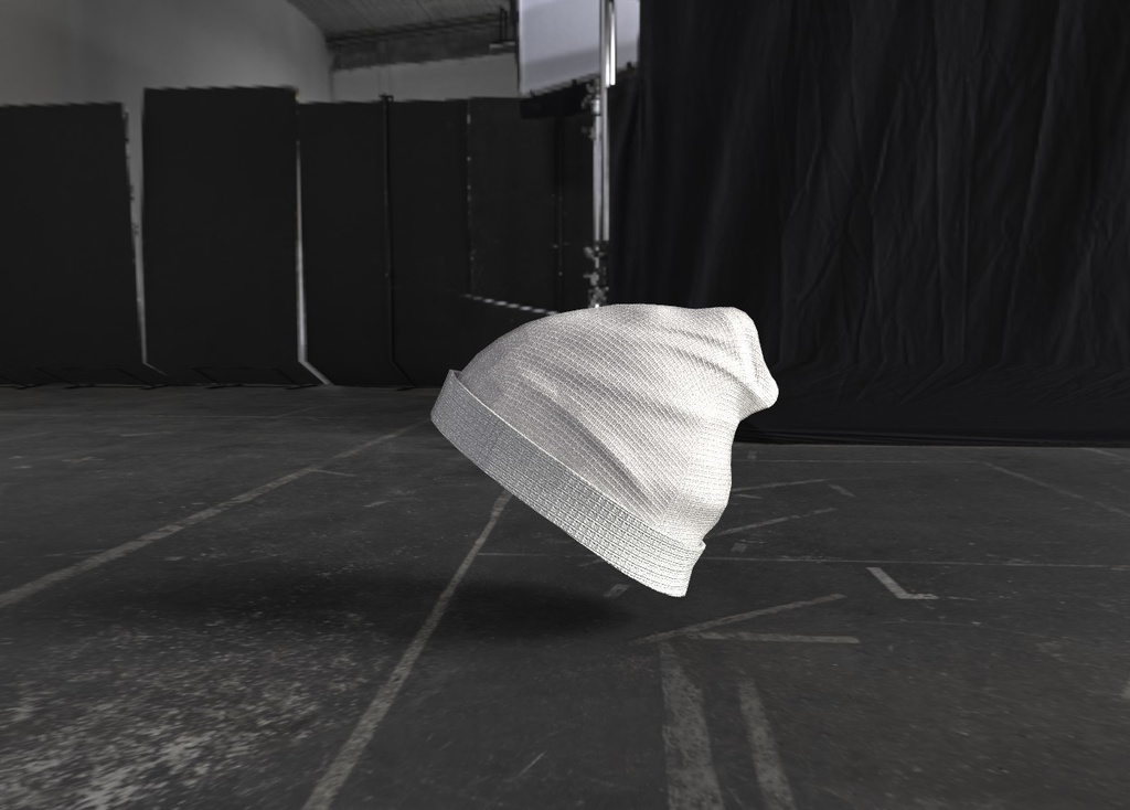 【vrchat&vroid】 アクセサリー/ニット帽/7色