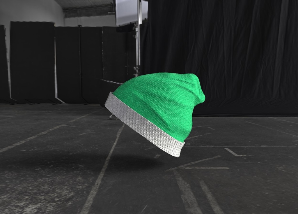 【vrchat&vroid】 アクセサリー/ニット帽/7色