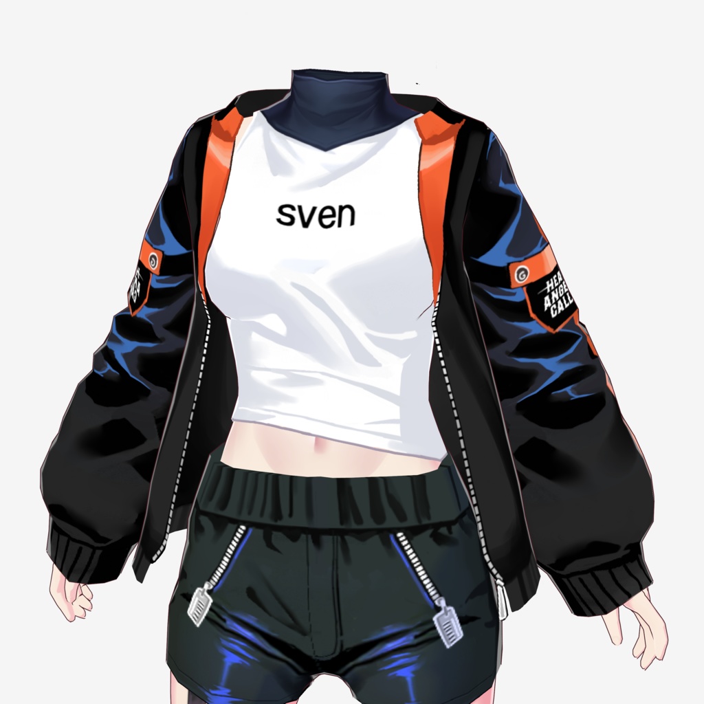 Vroid - ブルートーン/職業服/Melancholy Blue Tone 【更新あり】