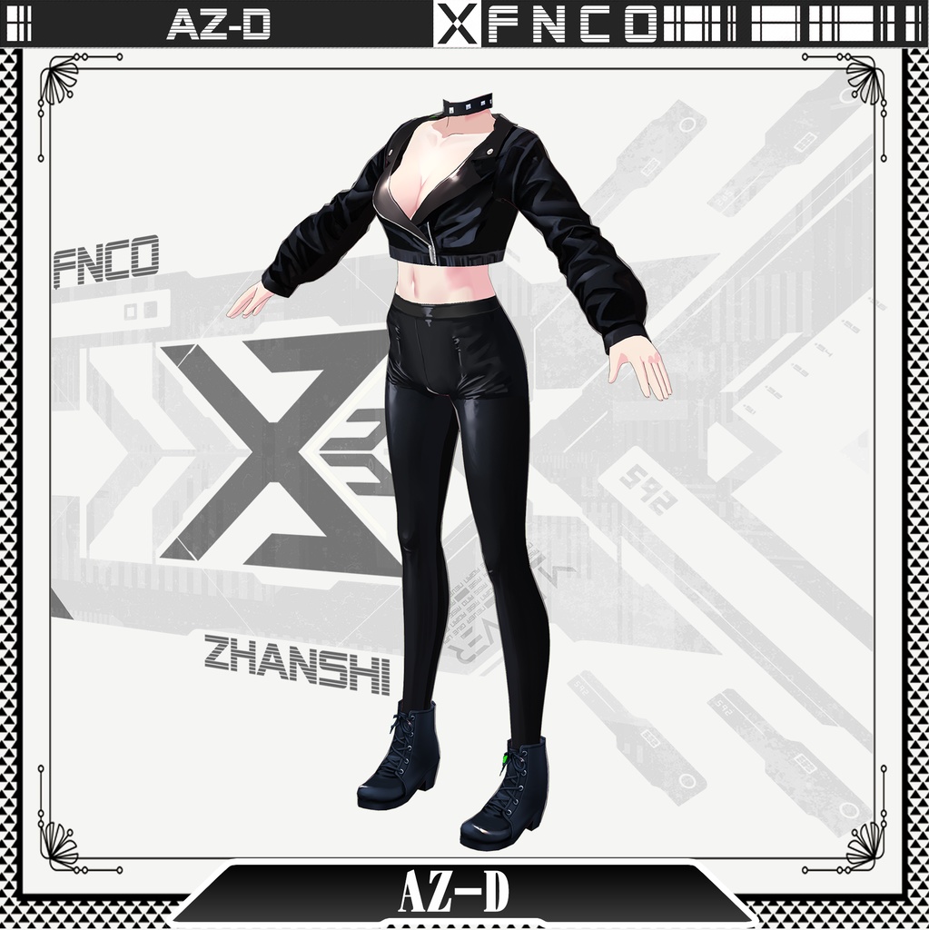 Vroid - AD-Z/職業服/AD-Z