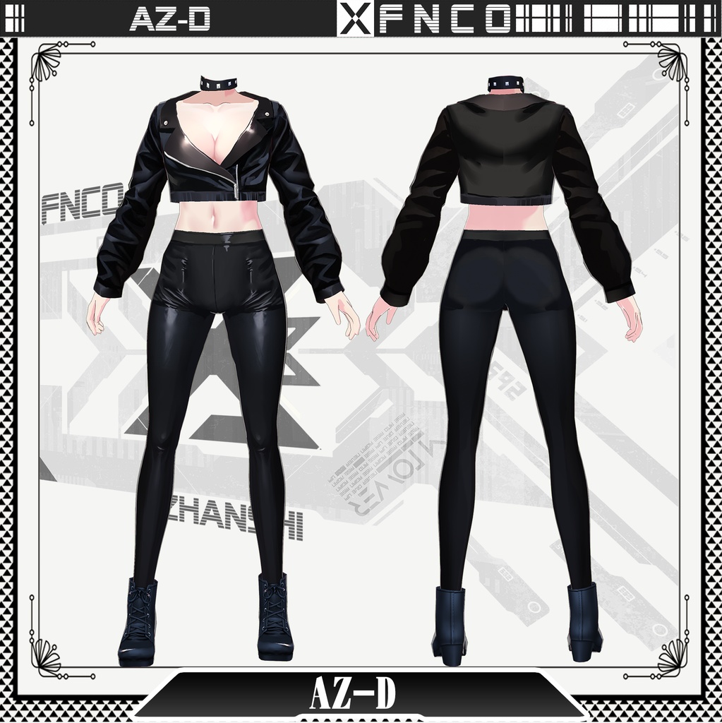 Vroid - AD-Z/職業服/AD-Z