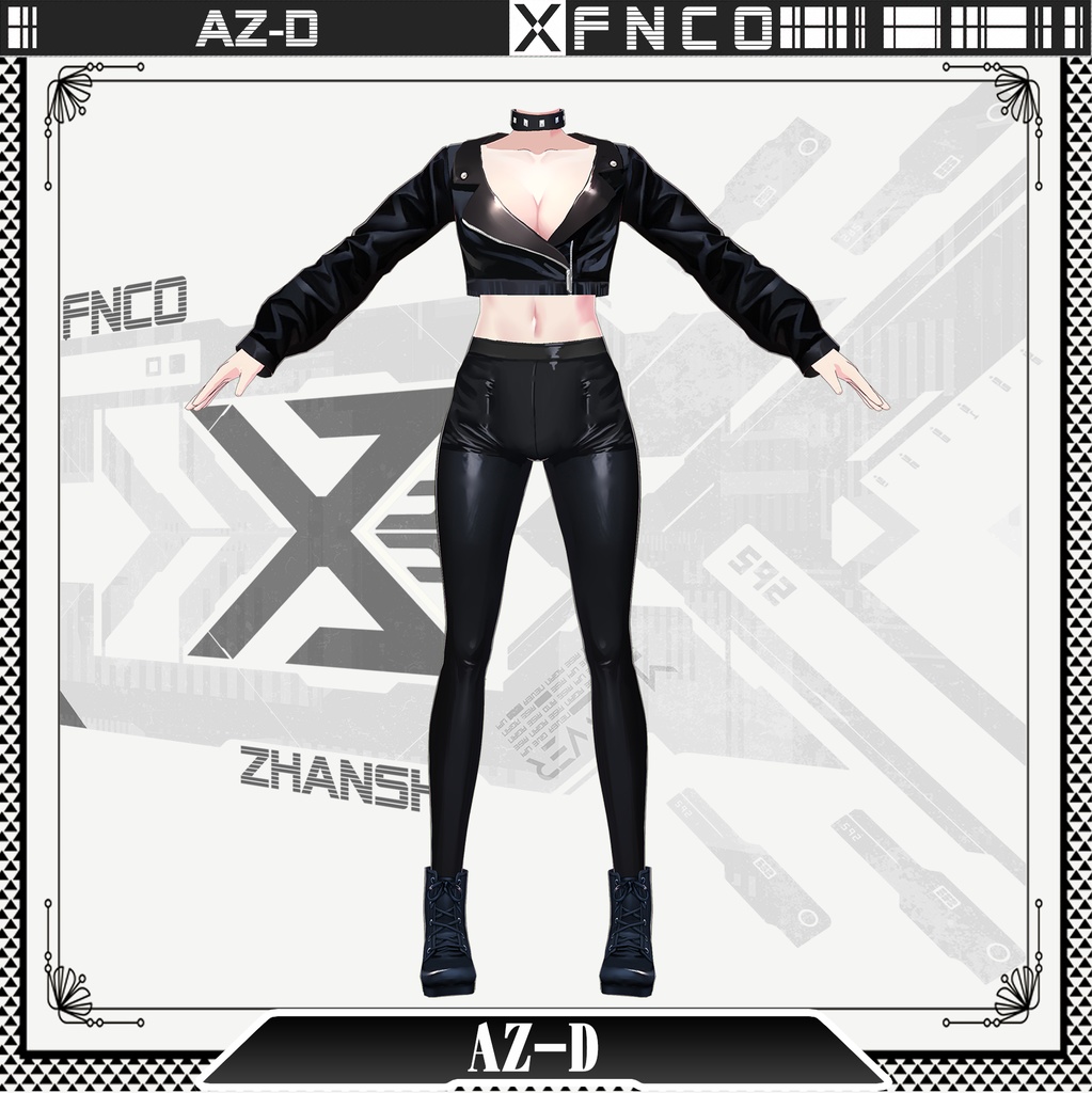 Vroid - AD-Z/職業服/AD-Z