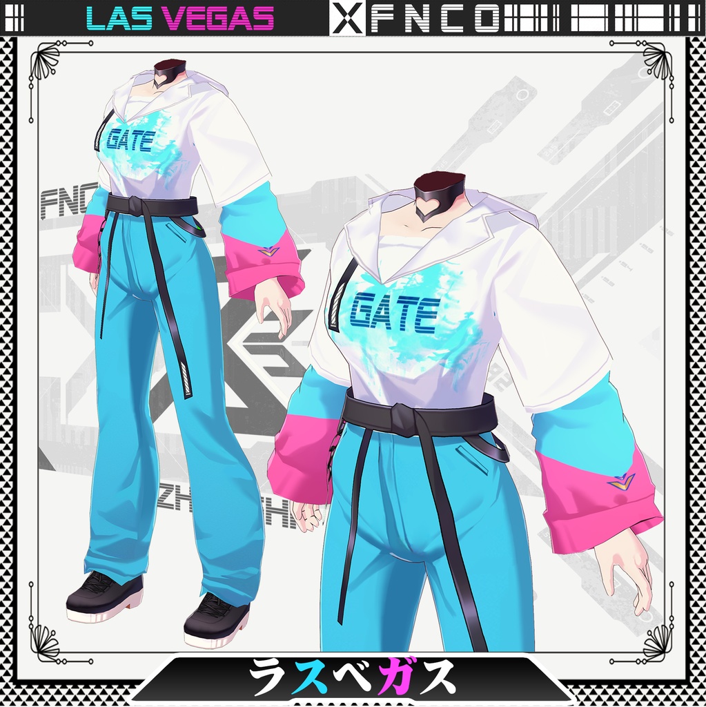 Vroid - ラスベガス/常服/Las Vegas