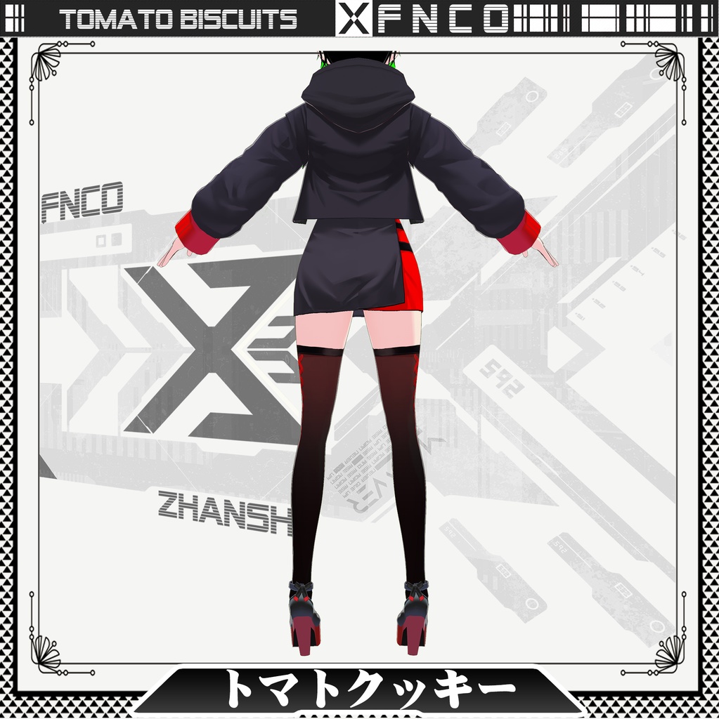 Vroid - トマトクッキー/常服/Tomato biscuits