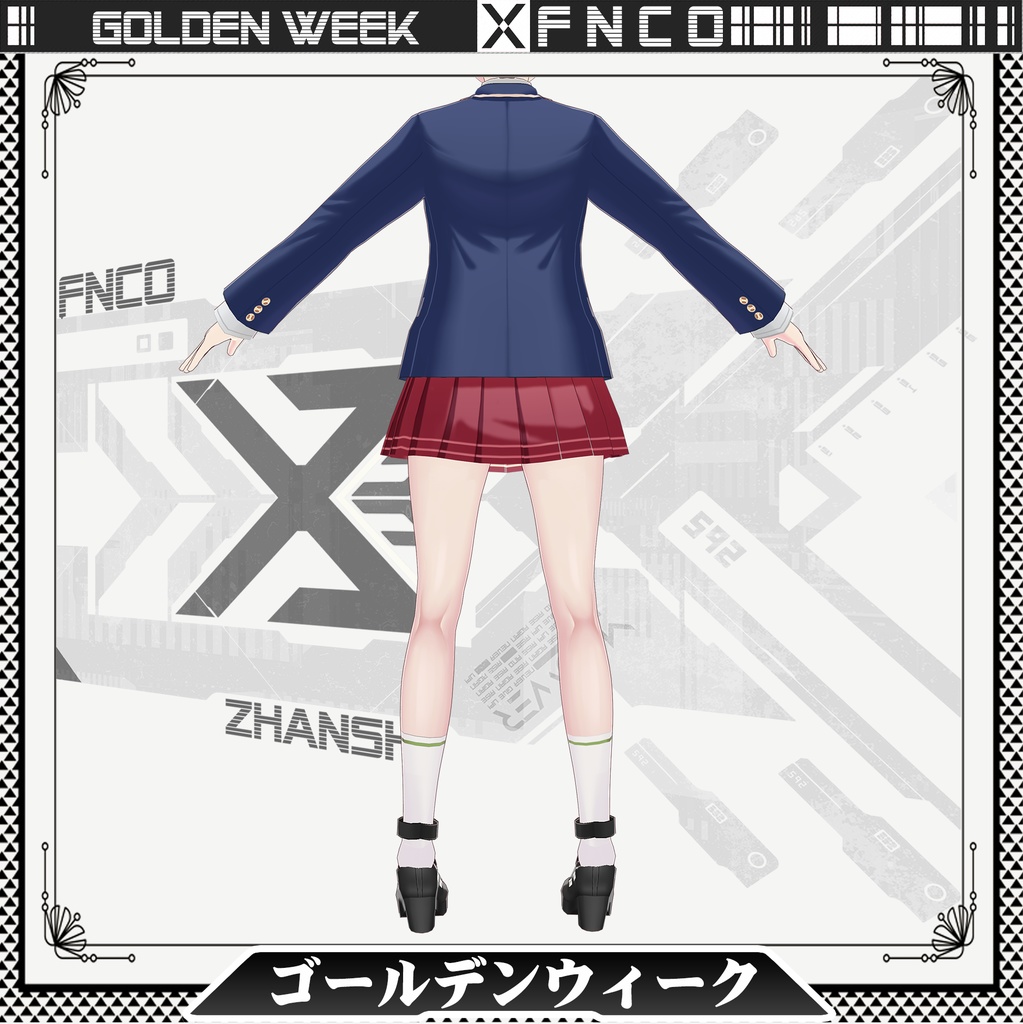 Vroid - ゴールデンウィーク/職業服/golden week