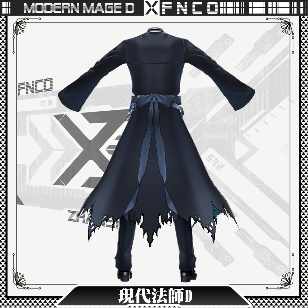 【ハロウィン限定】Vroid - Modern Mage D/職業服/現代法師D