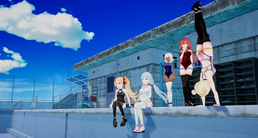 Vroid - すいせき/職業服/water stain