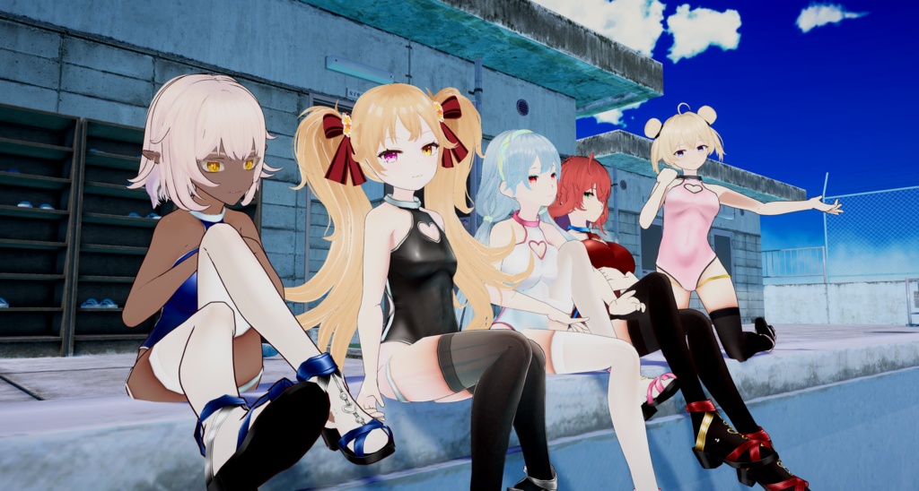 Vroid - すいせき/職業服/water stain