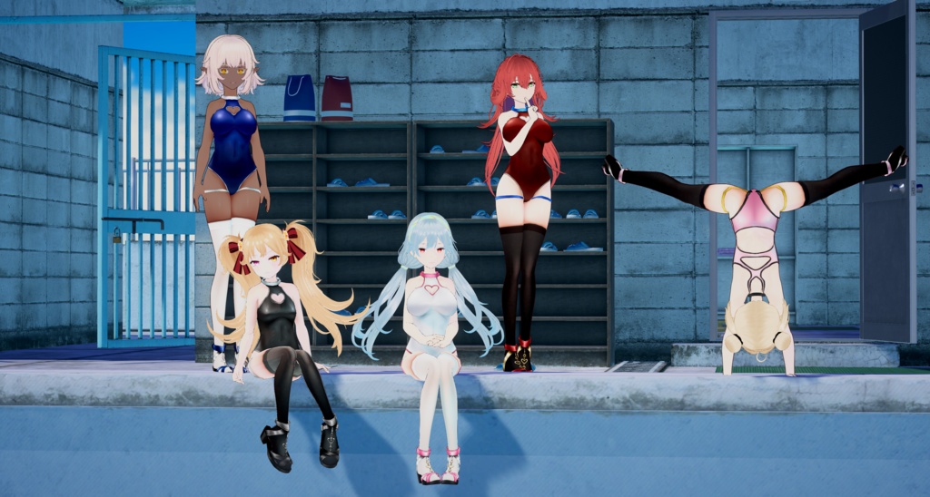 Vroid - すいせき/職業服/water stain