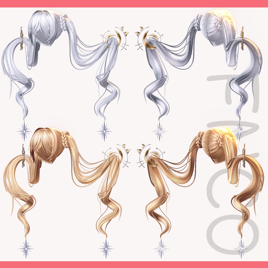 【VRC想定&Vroid/xwear】月の尾 - At the end of the month 【10Avatar対応】