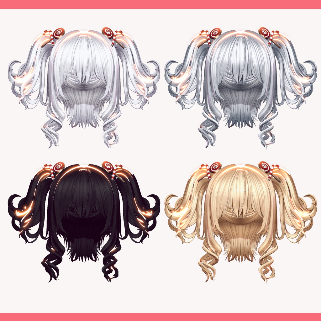 【VRC想定&Vroid/xwear】 ゴシック- Gothic 【10Avatar対応】