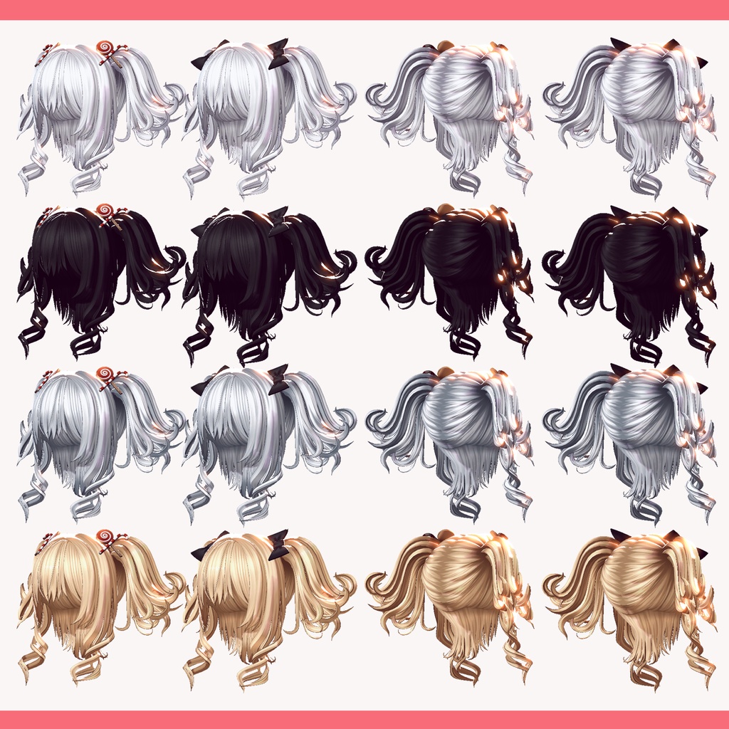 【VRC想定&Vroid/xwear】 ゴシック- Gothic 【10Avatar対応】