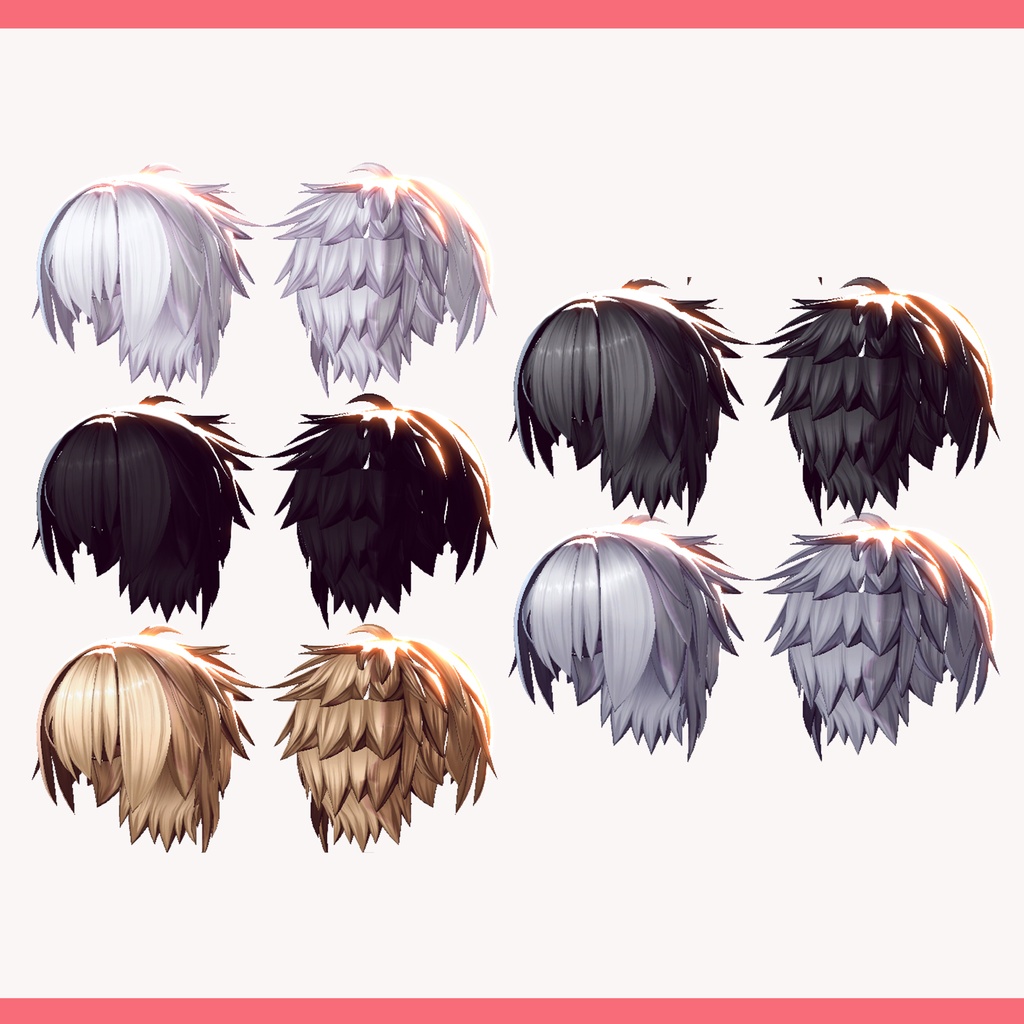 【VRC想定&Vroid/xwear】 坊っちゃん - young master 【6Avatar対応】