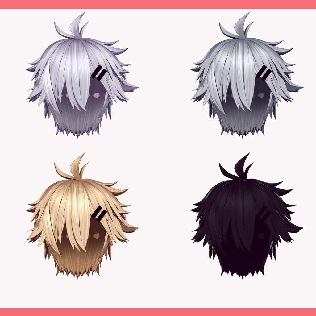 【VRC想定&Vroid/xwear】 じゅうじがた - cross-bonding 【6Avatar対応】