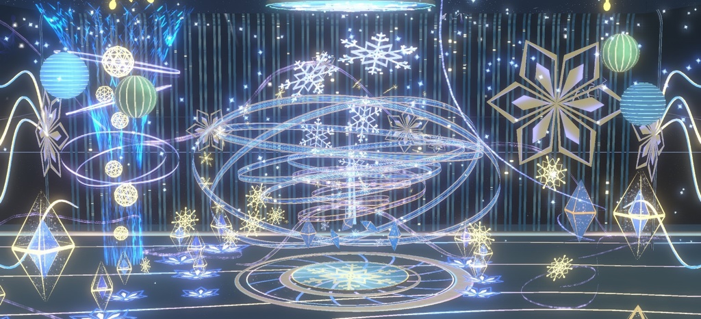 Warudo environment:雪境流光